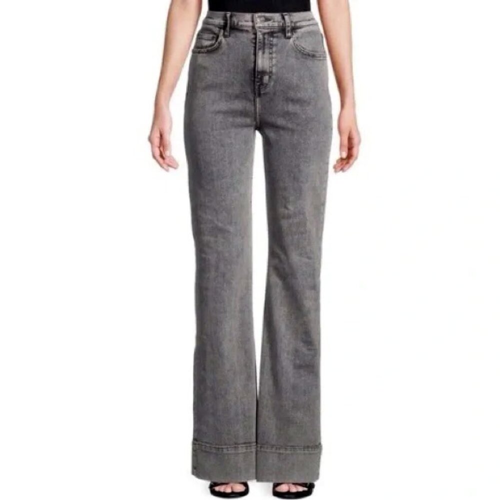 NWT CURRENT/ELLIOTT The 5-Pocket Maritime Pants Jeans In Smoke Wash size 25